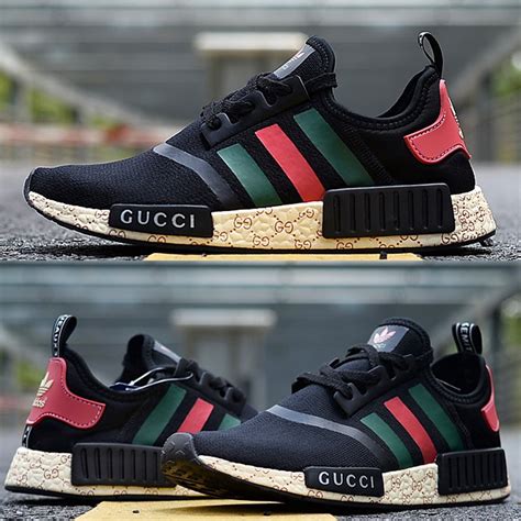 gucci x adidas nmd r1 custom|gucci adidas nmd r1.